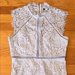 Bardot lace dress